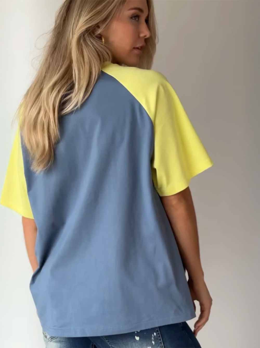 Rockstar T-Shirt - LEMON DENIM