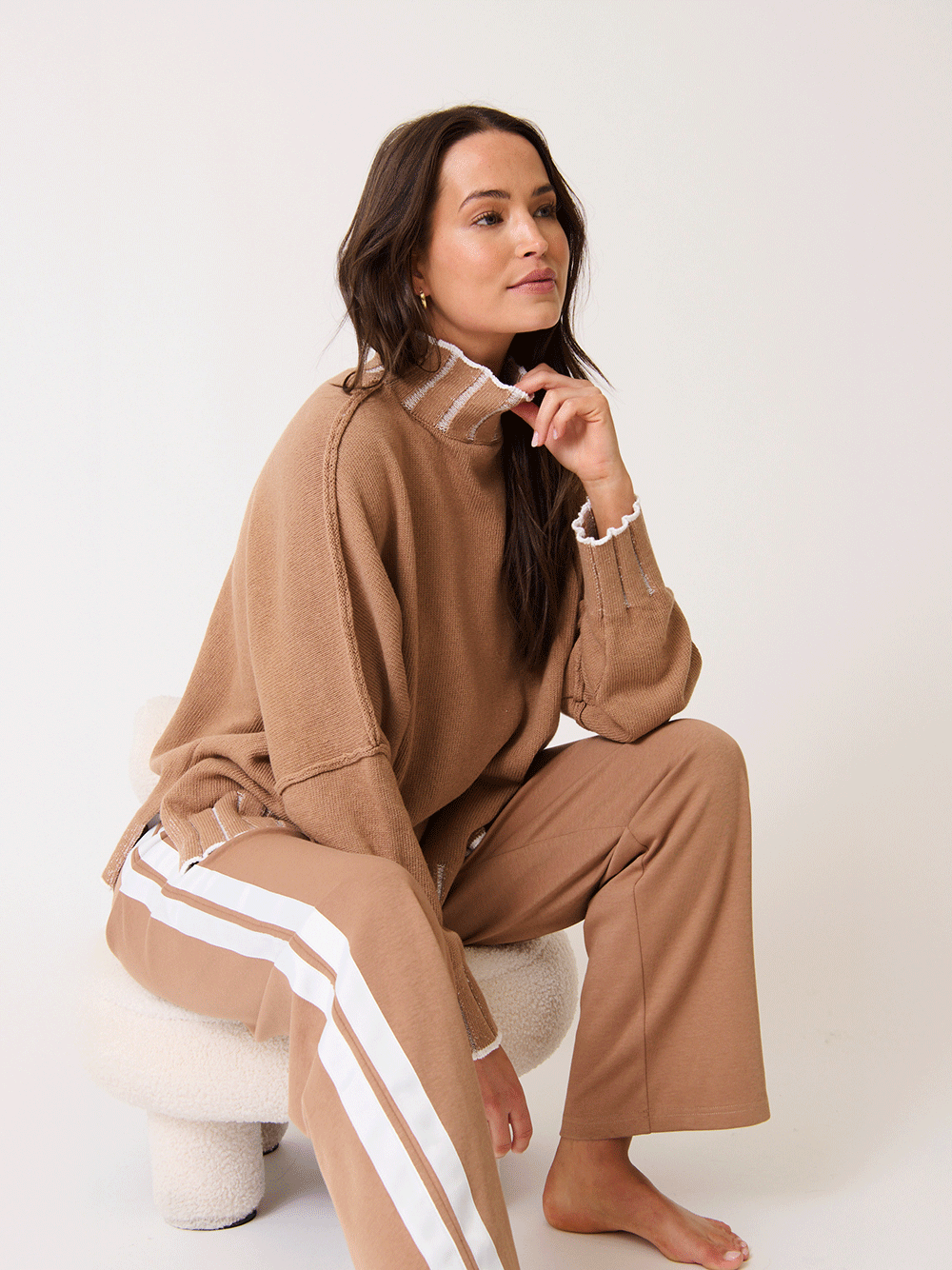 Romy Knit Sweater - FAWN