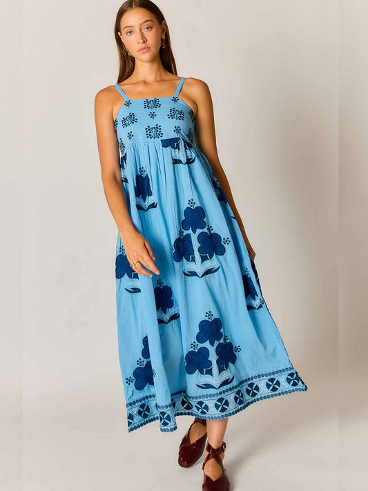 Alcaraz Sundress - BLUE