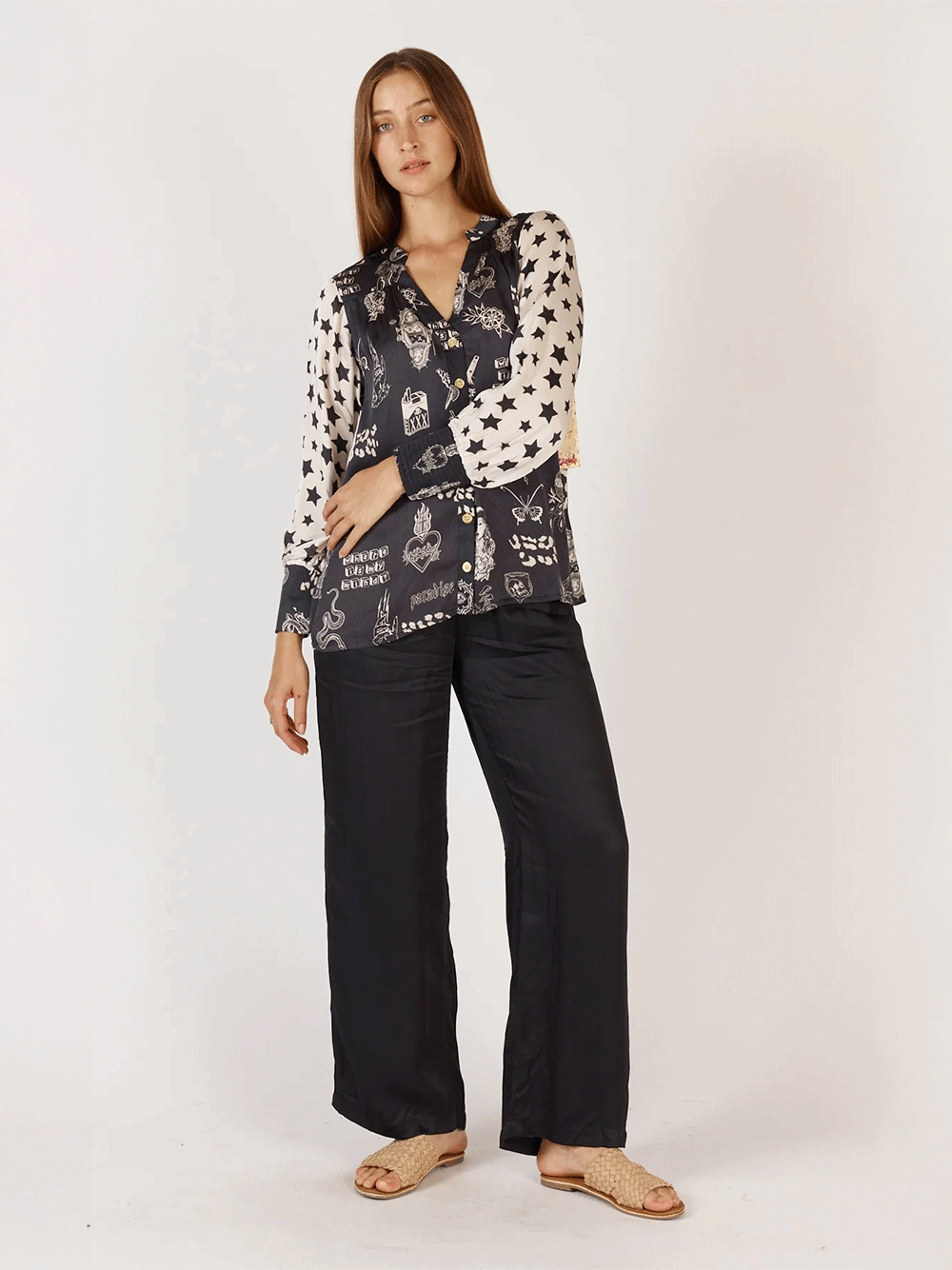 Sastri Shirt - BLACK