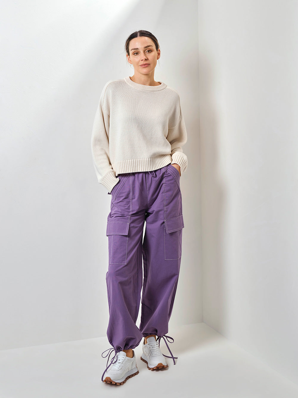 Seville Knit Jumper - CREAM