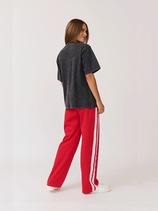 Sophie Tee - WASHED BLACK/CHERRY