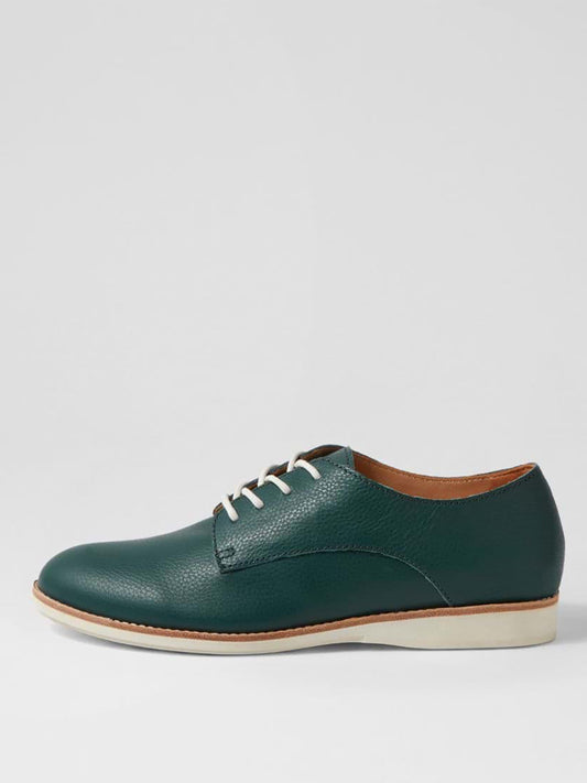Derby Super Soft Shoes - DEEP GREEN