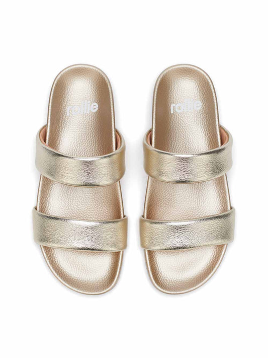 Tide Strap Sandal - GOLD