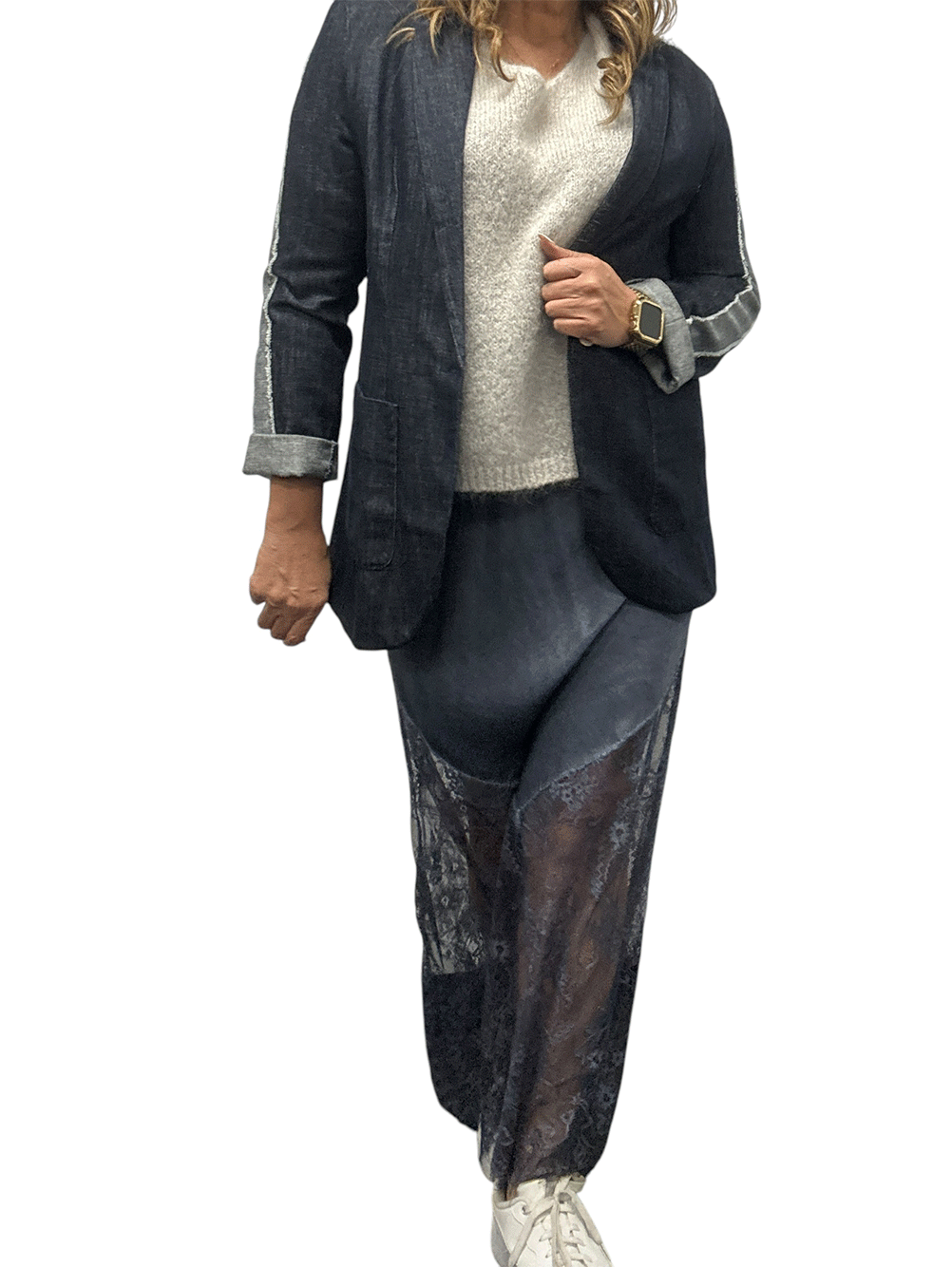 Valentina Denim Blazer