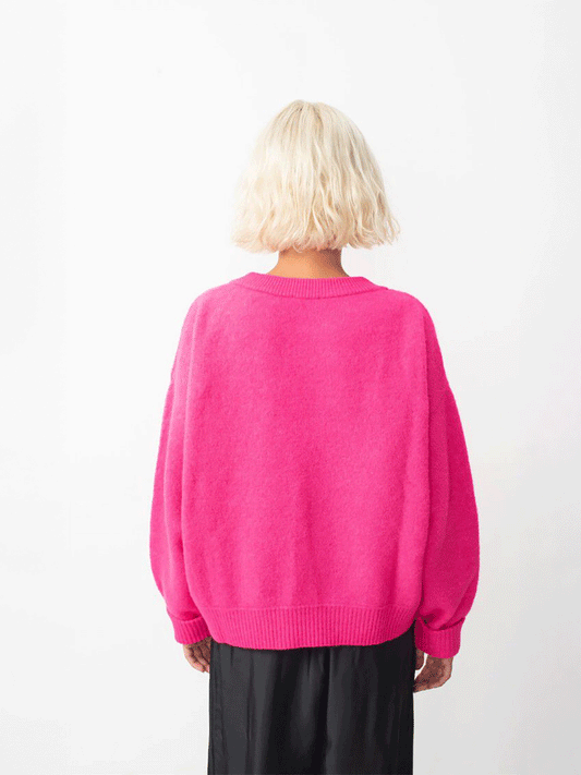 Vitow Sweater - FLURO PINK