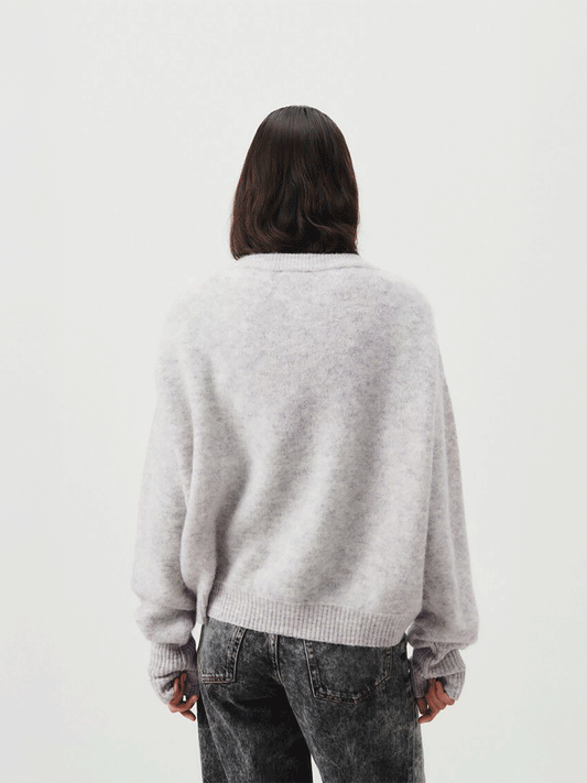 Vitow Sweater - LIGHT GREY MELANGE