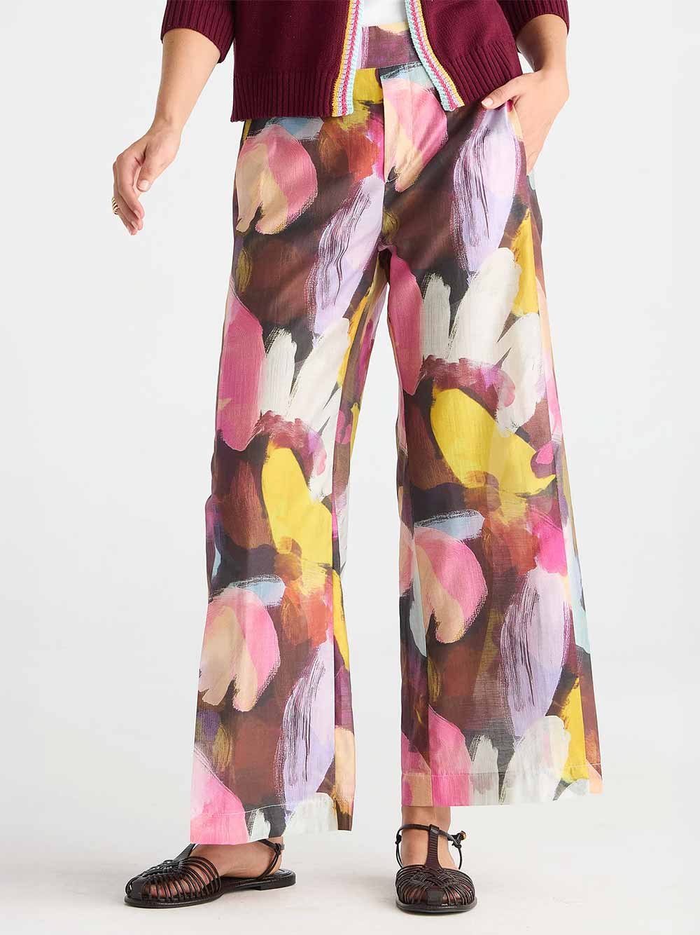 Wide Leg Pant - SUNSET