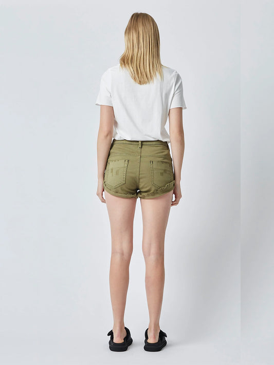 Slouchy Khaki Shorts