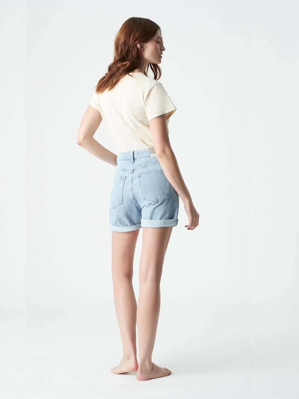 Marla Bleached Denim Shorts
