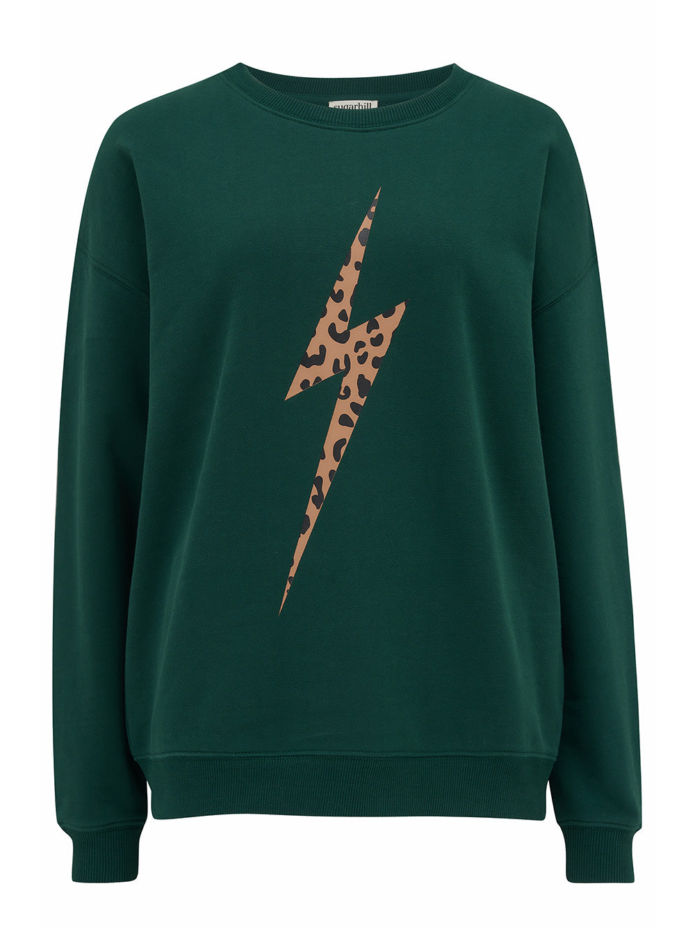 Noah Sweatshirt - DARK GREEN/WILD LIGHTNING