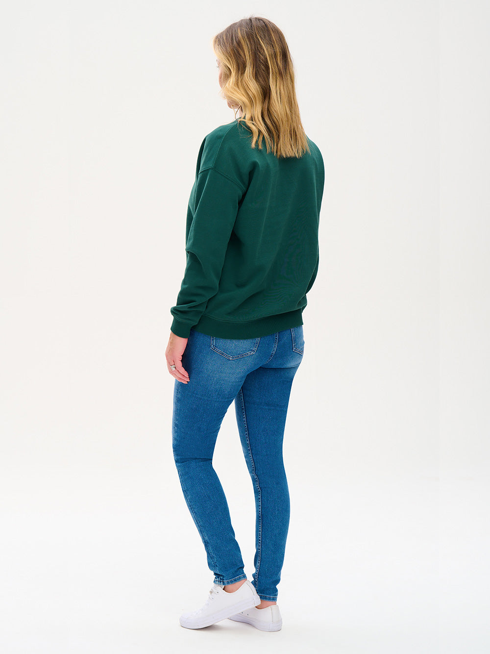 Noah Sweatshirt - DARK GREEN/WILD LIGHTNING