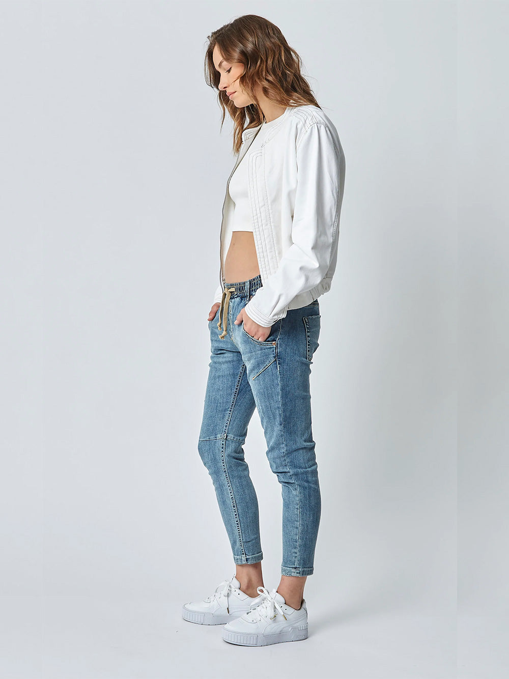 Active Jeans - SUNBLEACHED DENIM
