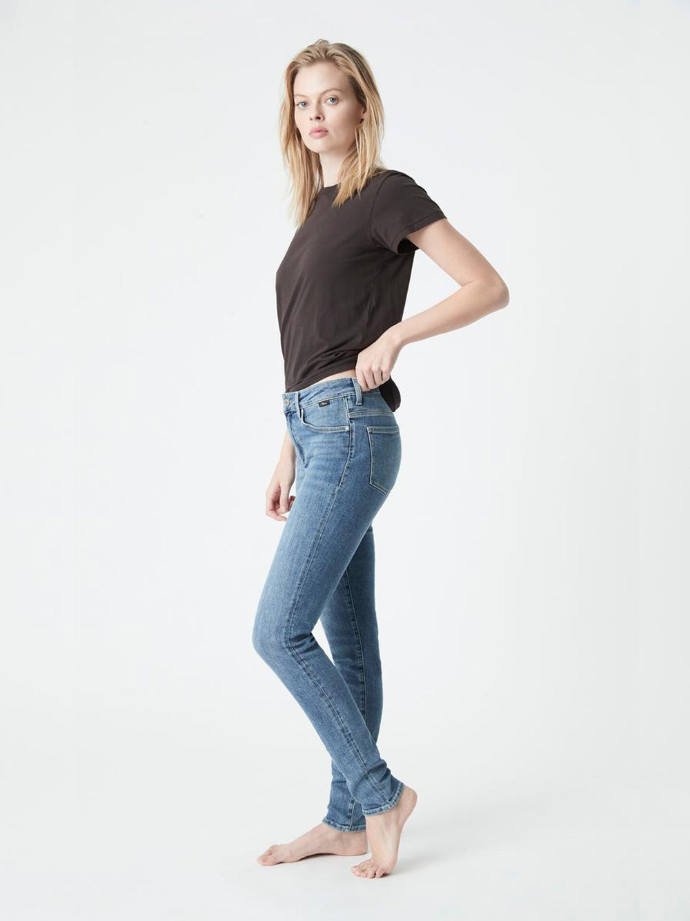 Alissa Light Organic Blue Denim Jeans
