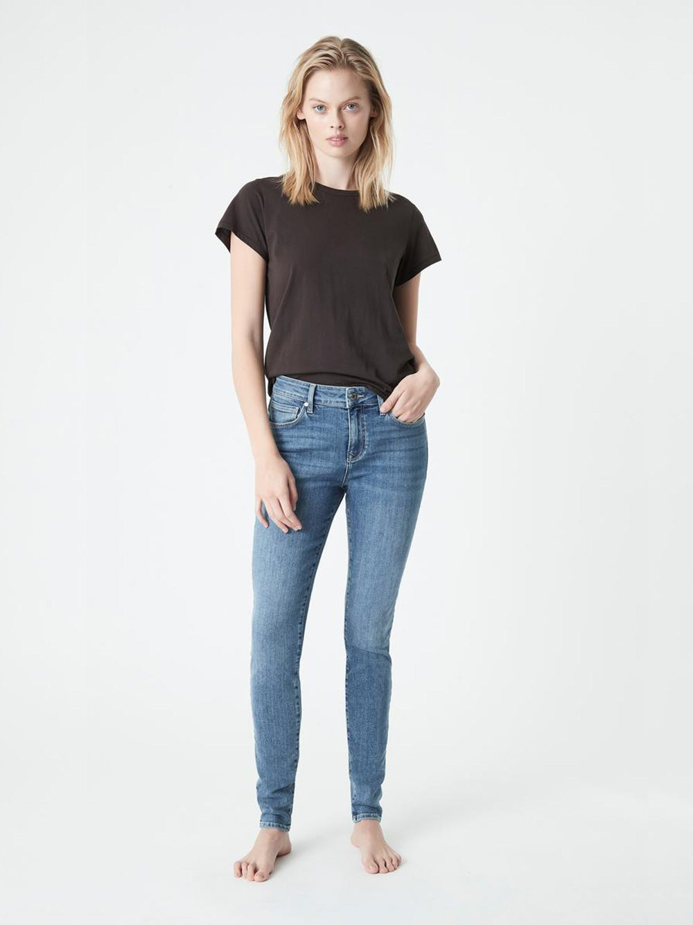 Alissa Light Organic Blue Denim Jeans