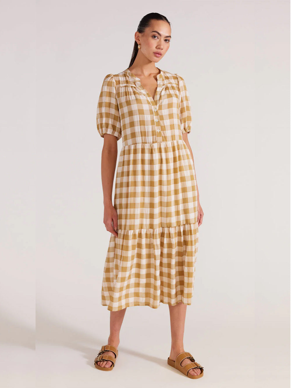 Arlo Tiered Midi Dress