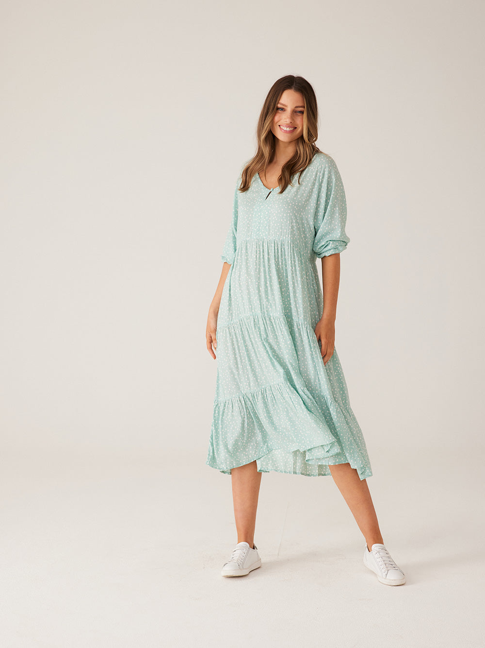 Cali Midi Dress - SAGE