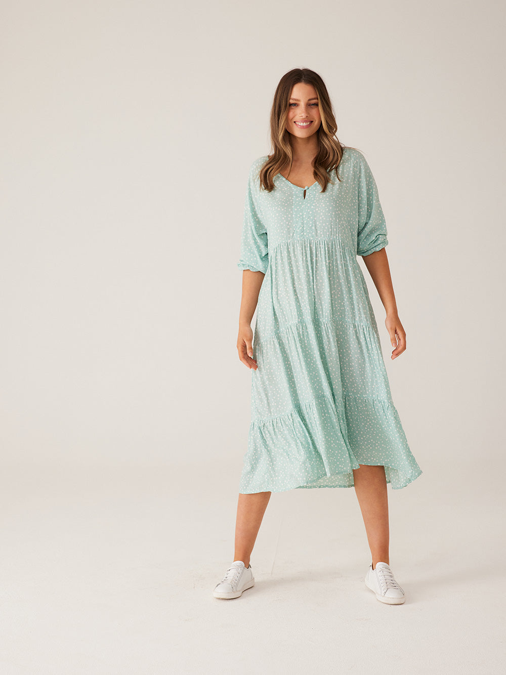 Cali Midi Dress - SAGE