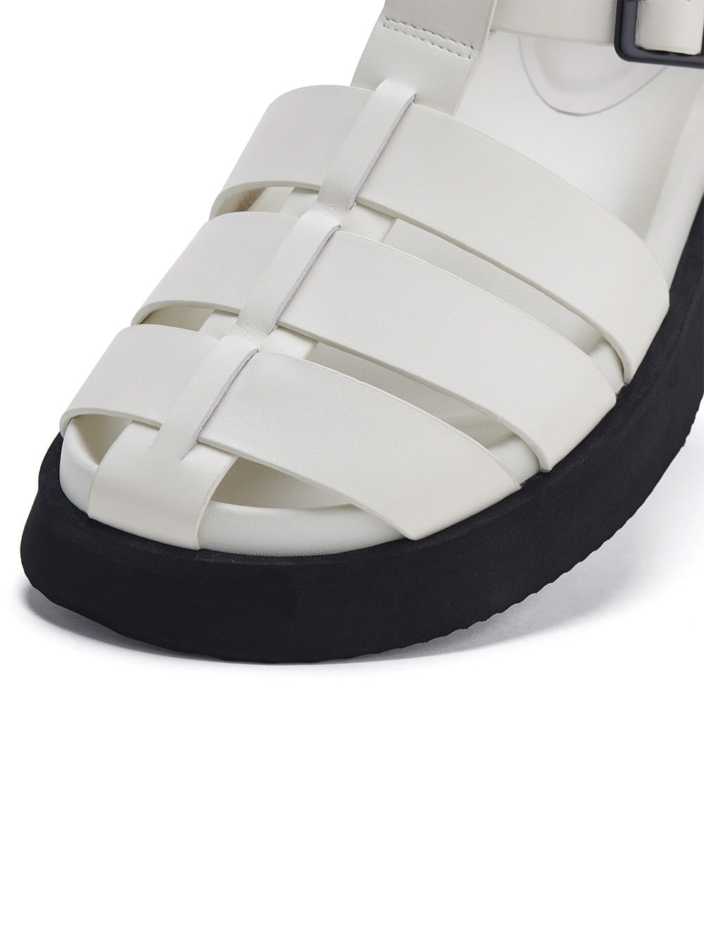 Acme Fisherman Sandal - BONE/BLACK