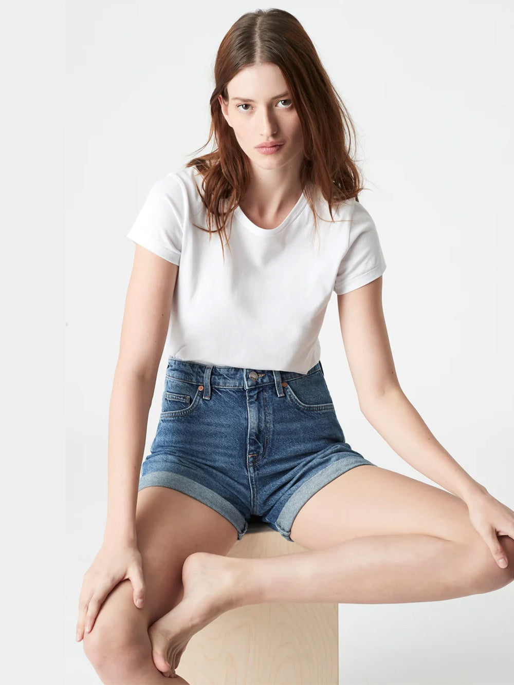 Marla Indigo Denim Shorts