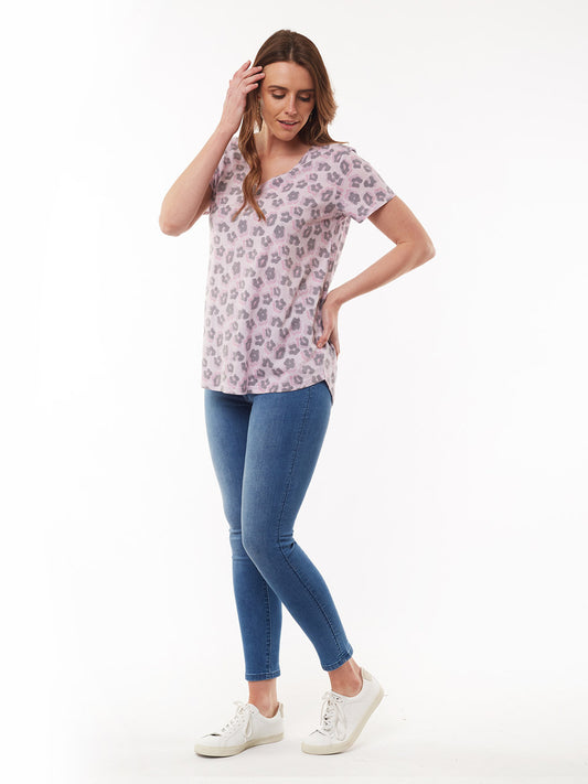 Paige Leopard Tee