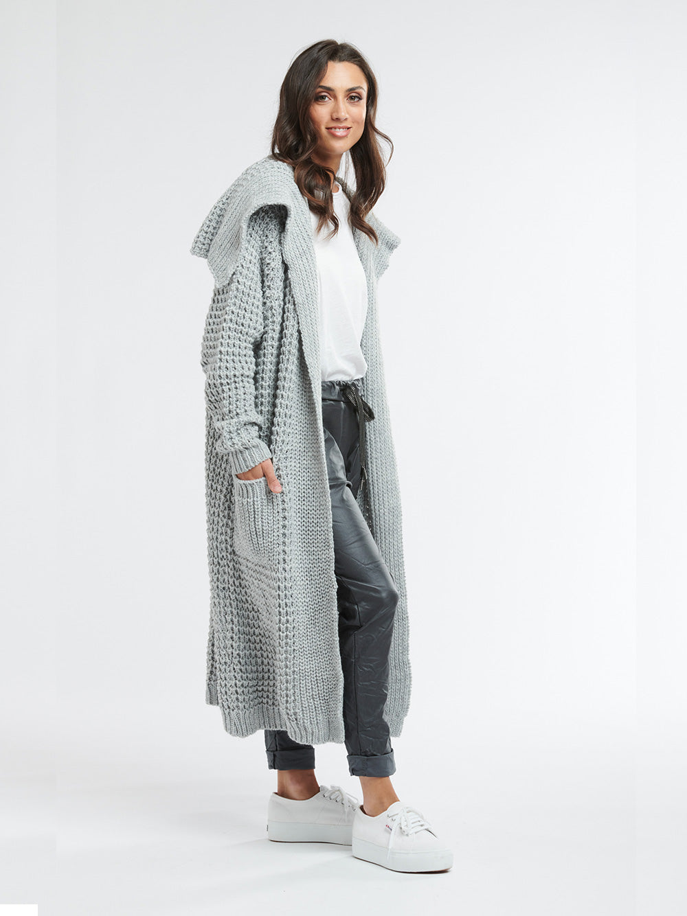 Pearl Cardigan - GREY