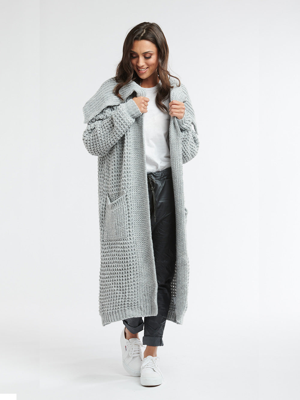 Pearl Cardigan - GREY