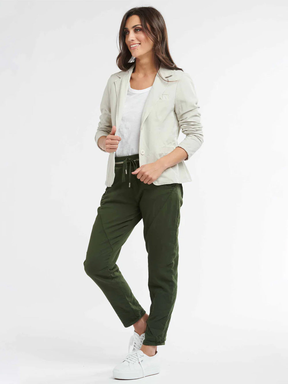 New Ralph Jogger Jeans - OLIVE