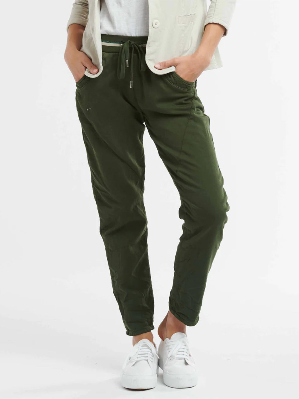 New Ralph Jogger Jeans - OLIVE