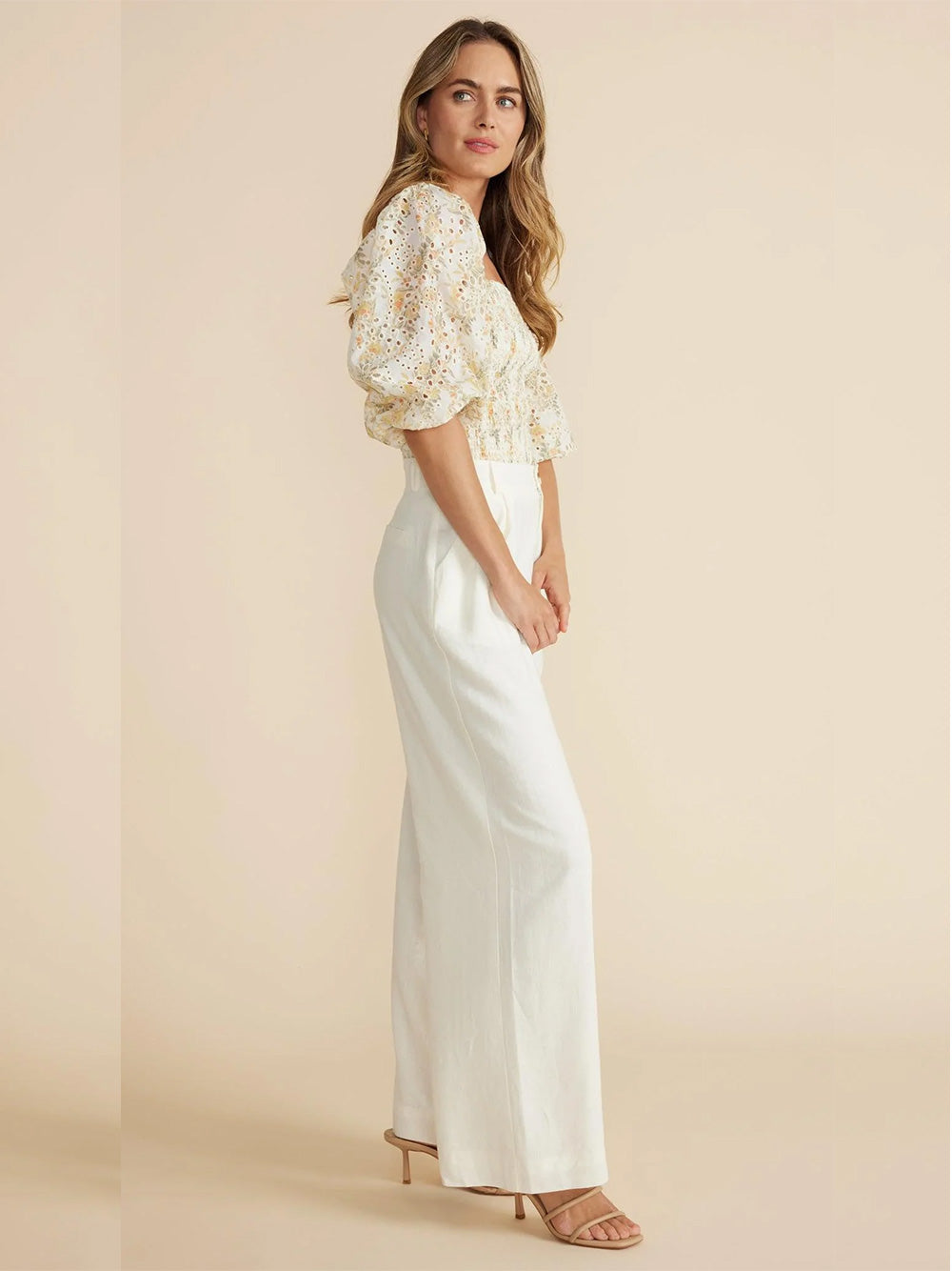 Miranda Shirred Blouse