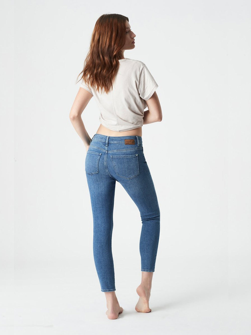 Tess Jeans - Mid Indigo Organic Blue