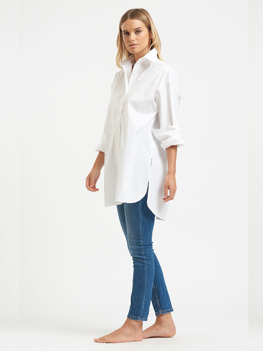 Boyfriend Shirt - WHITE