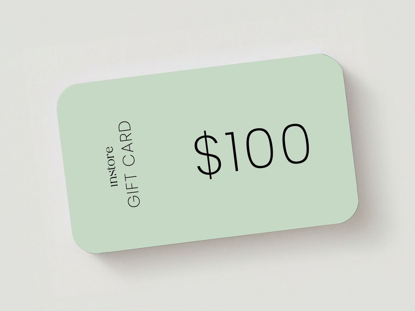 Instore eGift Card