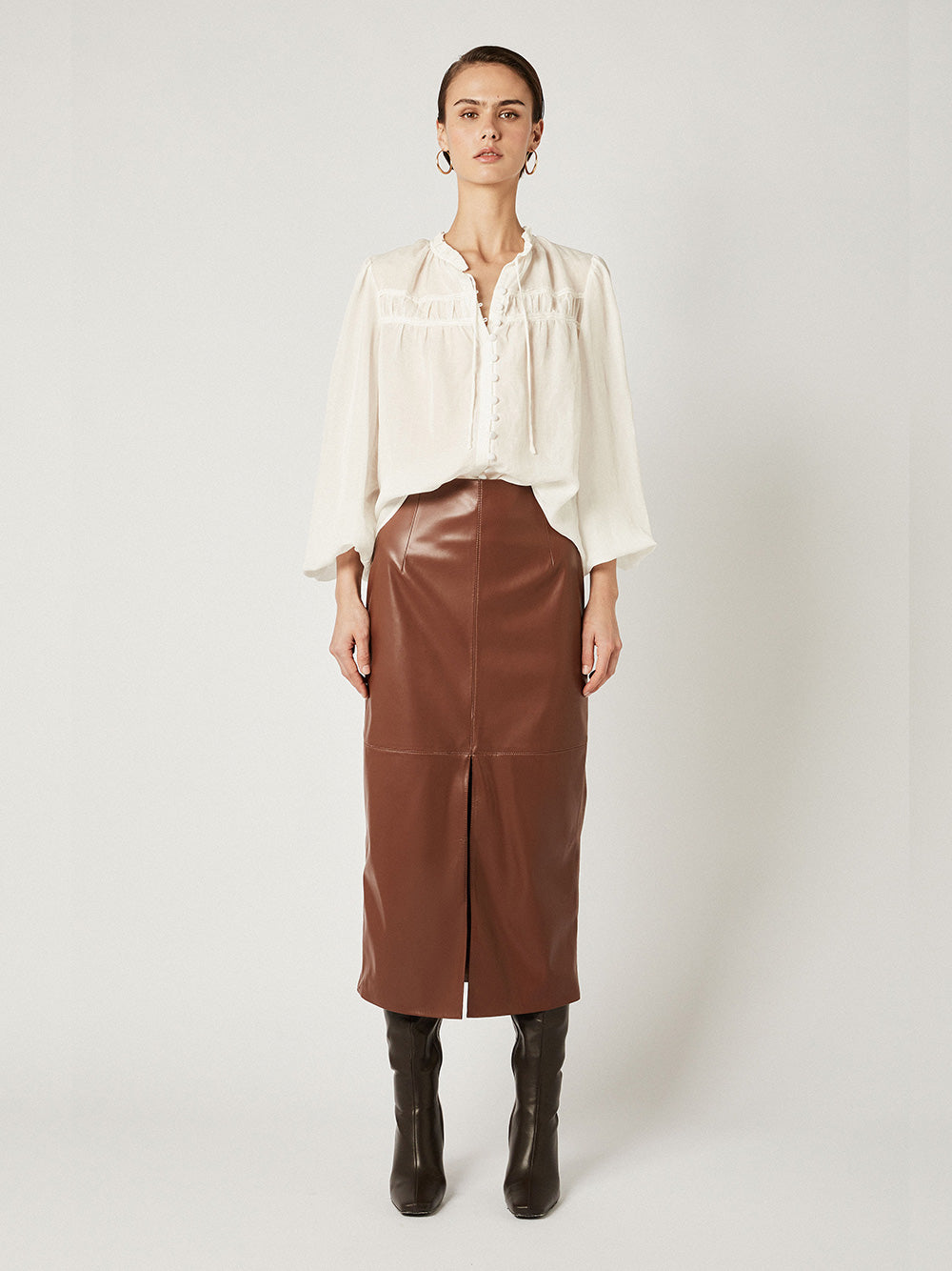 Mandy Blouse - WHITE