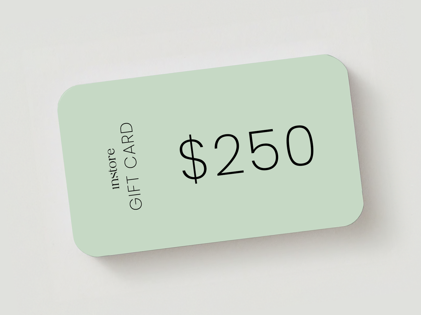 Instore eGift Card