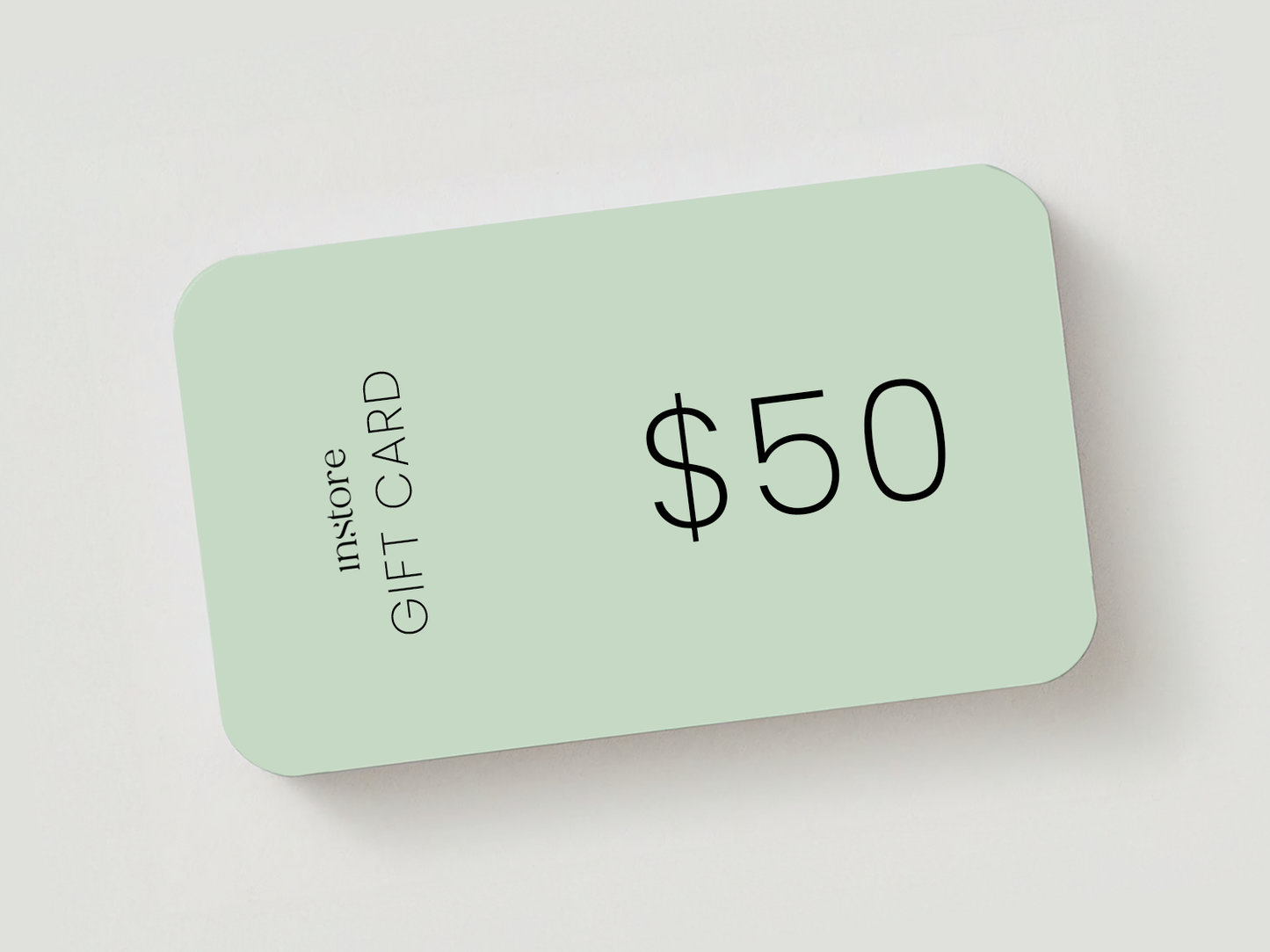 Instore eGift Card