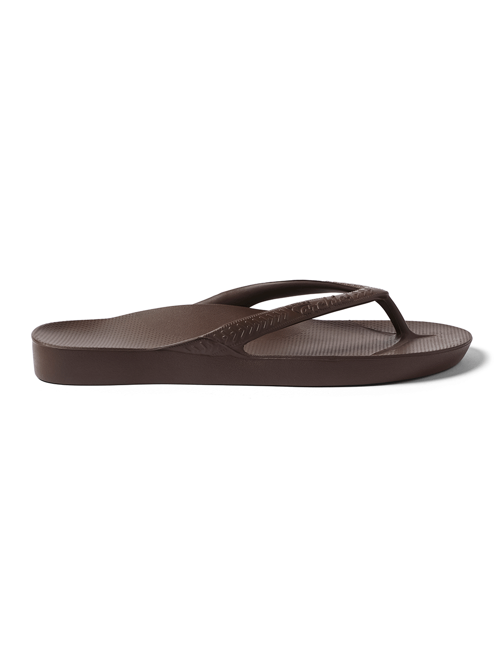 Arch Support Flip Flops - CHOCOLATE