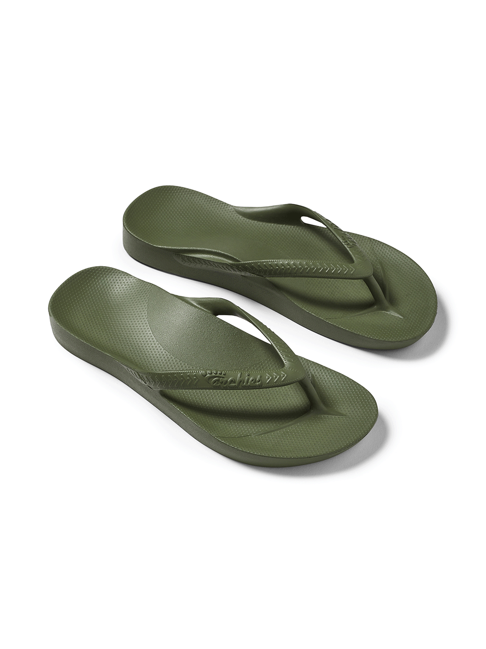 Arch Support Flip Flops - KHAKI