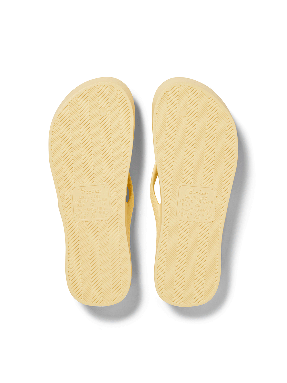 Arch Support Flip Flops - LEMON