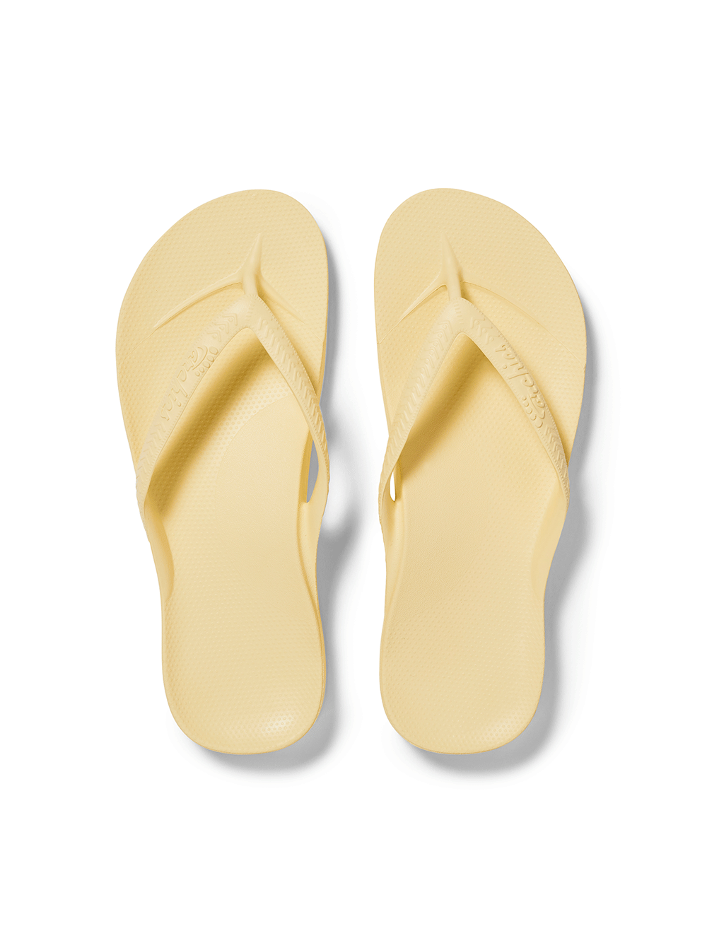 Arch Support Flip Flops - LEMON