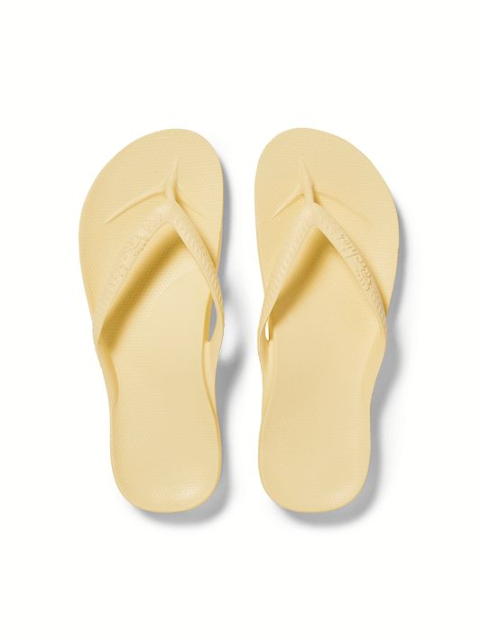 Arch Support Flip Flops - LEMON