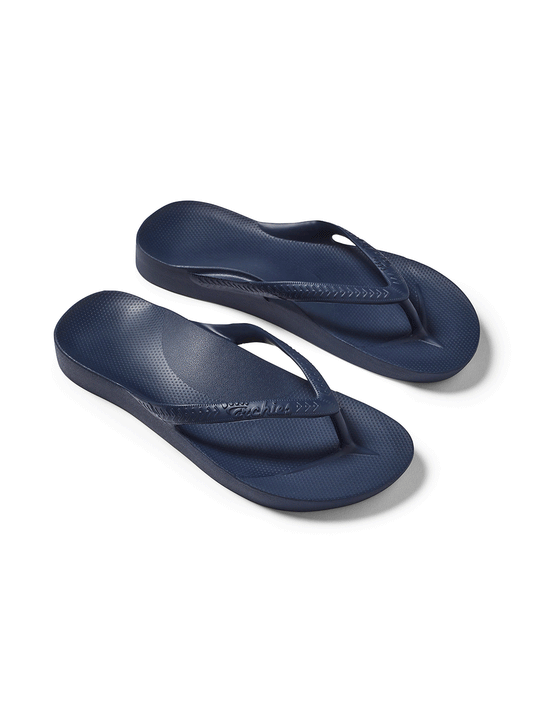 Arch Support Flip Flops - NAVY