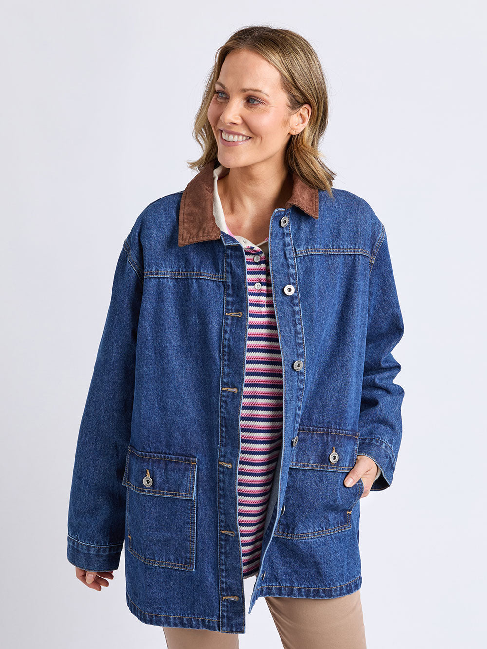 Lilian Denim Barn Jacket