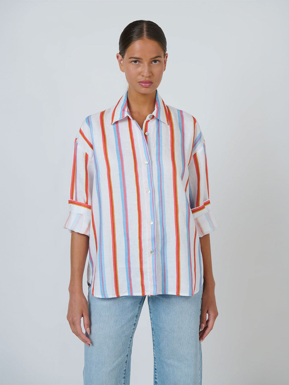 Linen Long Sleeve Shirt - CIRQUE
