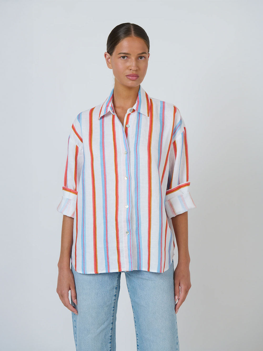 Linen Long Sleeve Shirt - CIRQUE