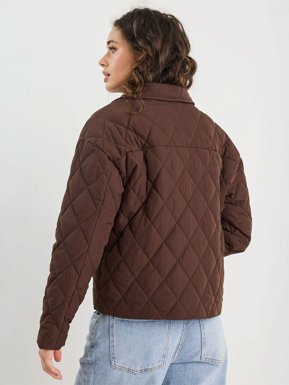 Absolute Collared Quilted Jacket