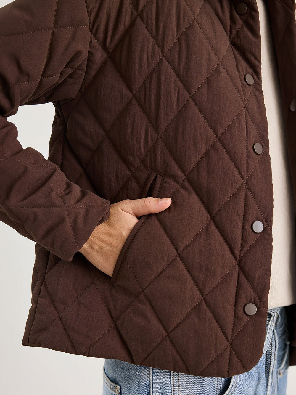 Absolute Collared Quilted Jacket