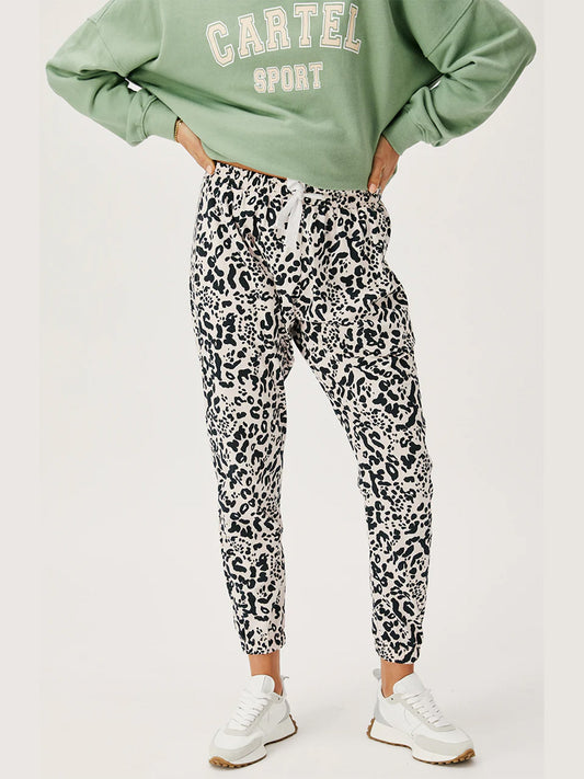 Comeback Pant - CREME LEOPARD
