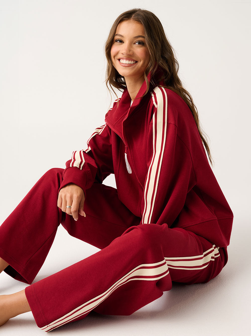 Corey Zip Through Sweater - MULBERRY
