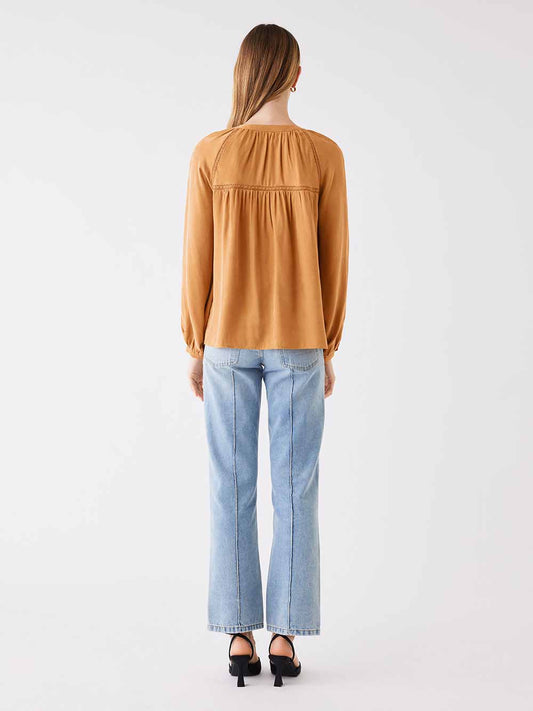 Compass Blouse - MUSTARD